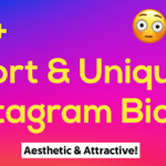 50+ Unique and short Bio for Instagram – Anshul Dixit Tips