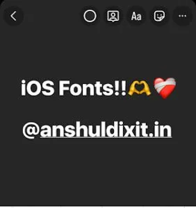 iOS fonts on Android