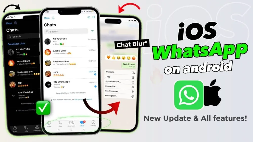 iOS WhatsApp on Android