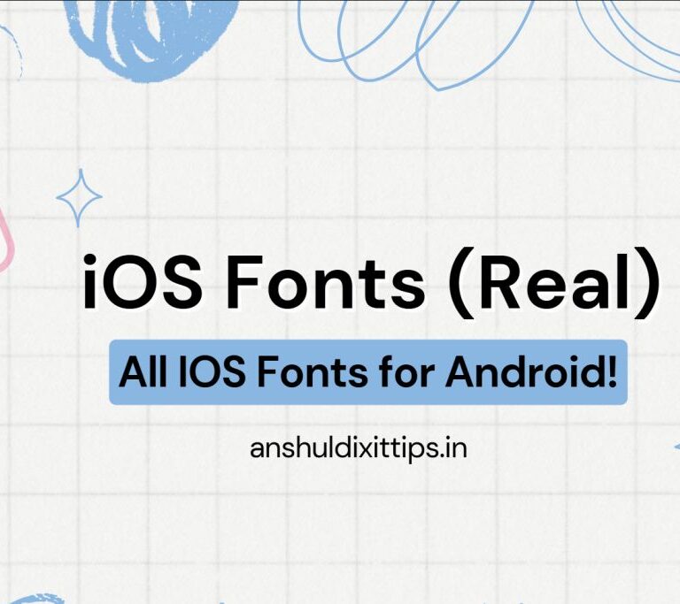 iOS fonts for android