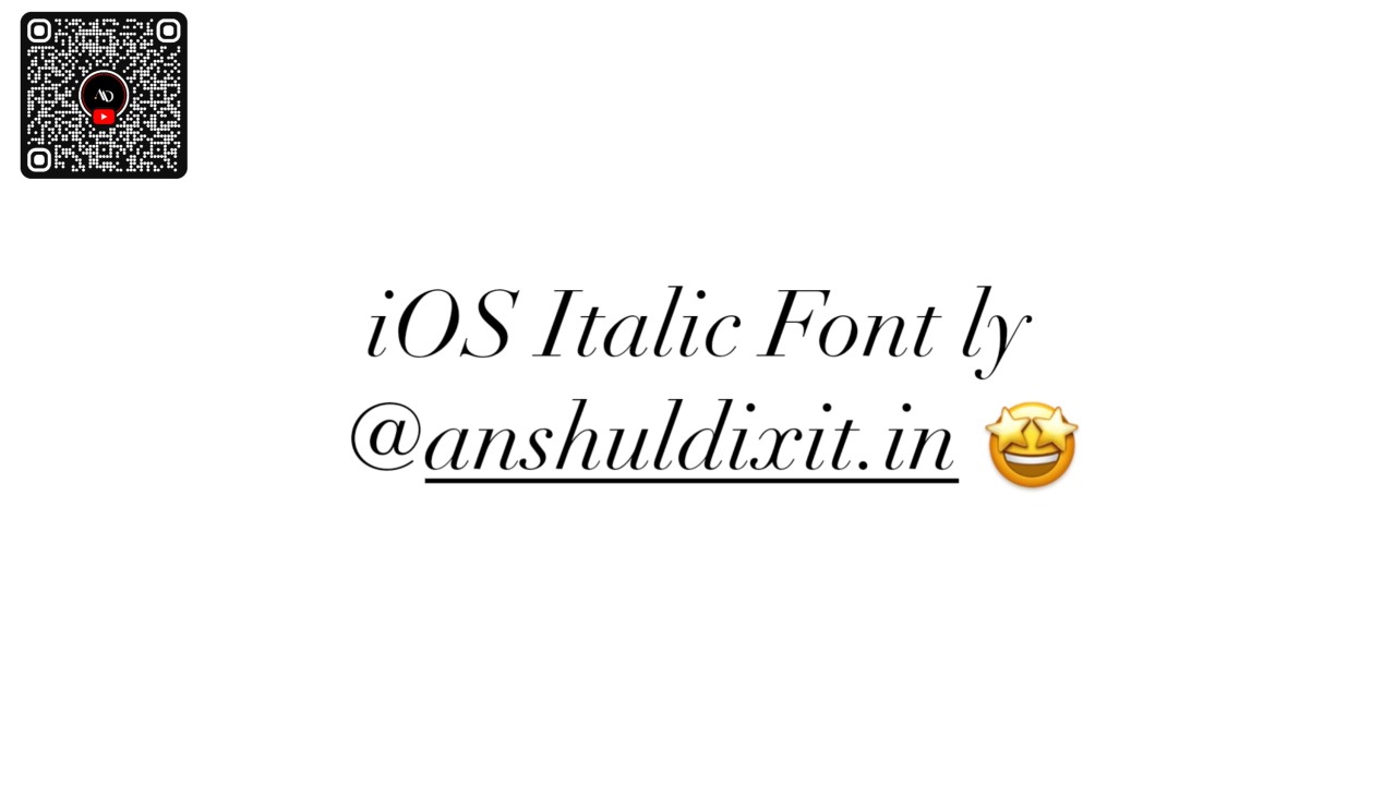 iOS Font on android instagram